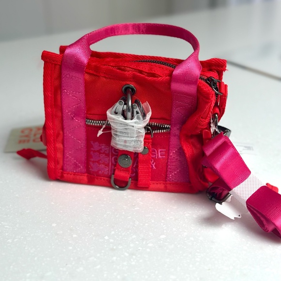 George Gina & Lucy Sweets Size Mini Red and Pink Crossbody Bag: NWT - Picture 9 of 10